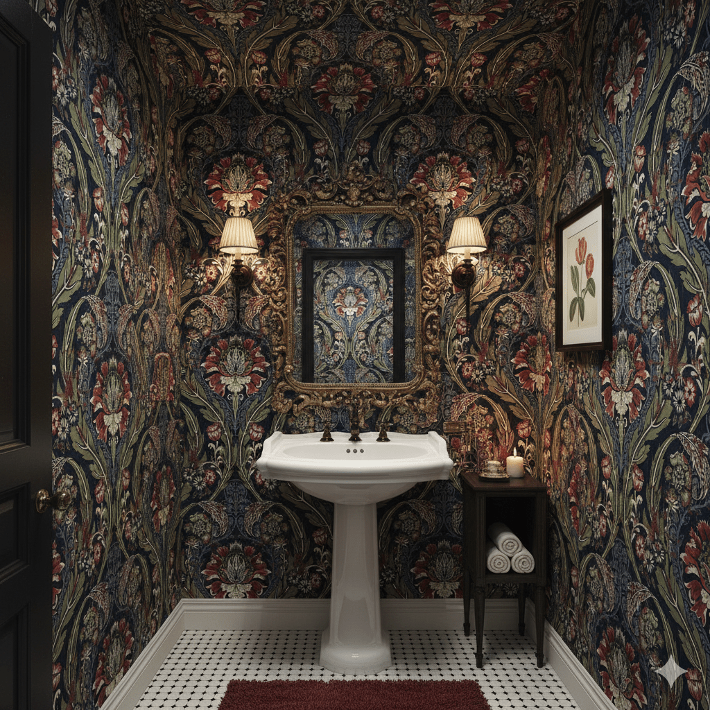 Morrissey Arts and Crafts Wallpaper FJ41112 - Mayflower Wallpaper