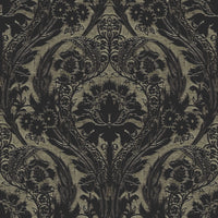 Morrissey Black Gold Gothic Wallpaper MF10899 - Mayflower Wallpaper