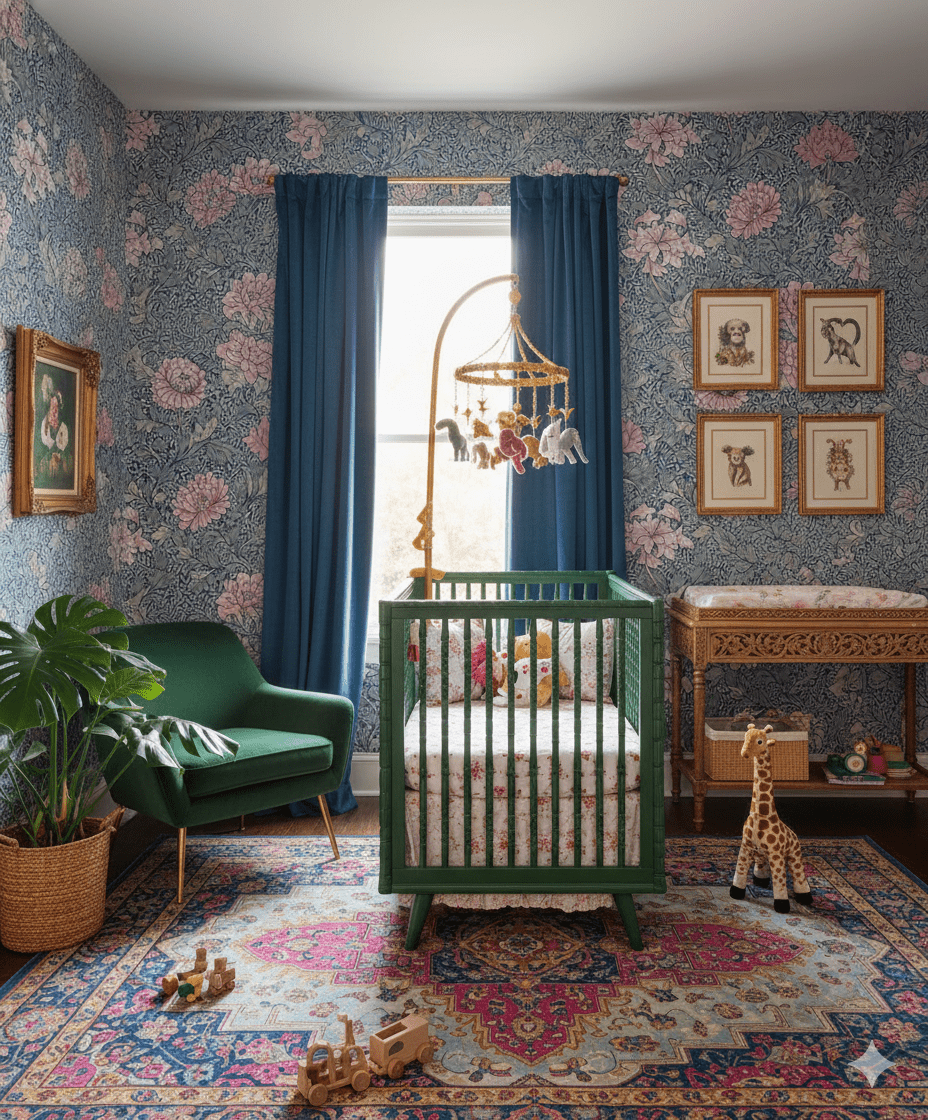 Morrissey Flower Mixed Berry FJ41202 - Mayflower Wallpaper