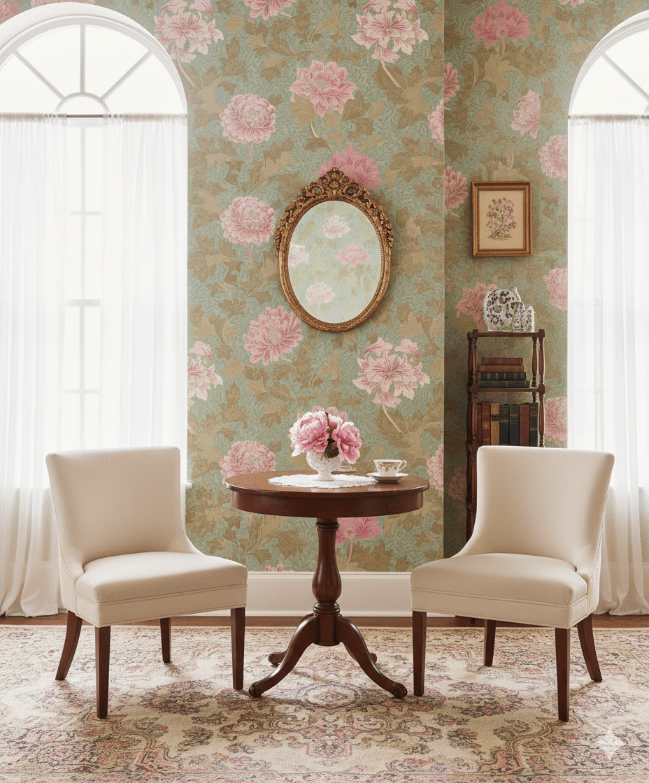 Morrissey Flower Thunderbird FJ41210 - Mayflower Wallpaper