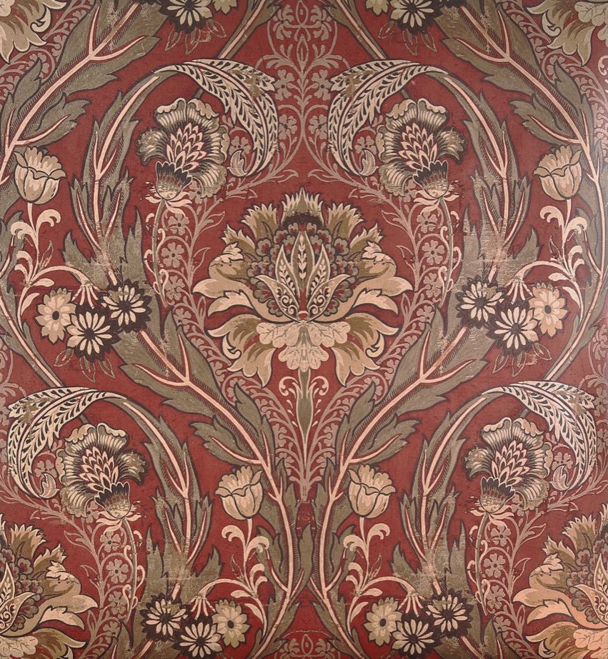V&A william Morris Collection エプロン＆スリッパ Damask Wallpaper – Mayflower Wallpaper