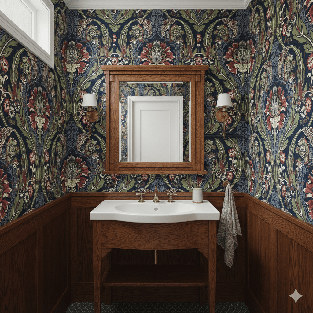 Morrissey Moody Wallpaper Peel and Stick MFW10812 - Mayflower Wallpaper