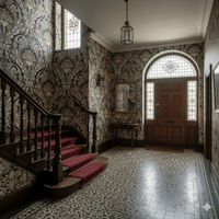 Morrissey Victorian Era Wallpaper Peel and Stick MFW10810 - Mayflower Wallpaper