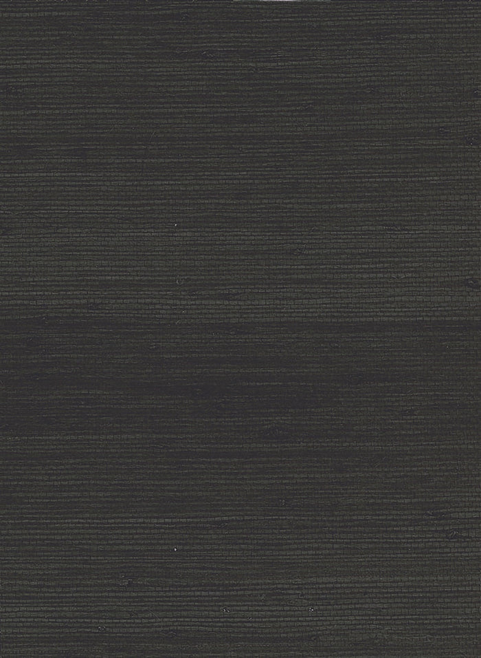 NA146X Jute Real Grasscloth Black - Mayflower Wallpaper