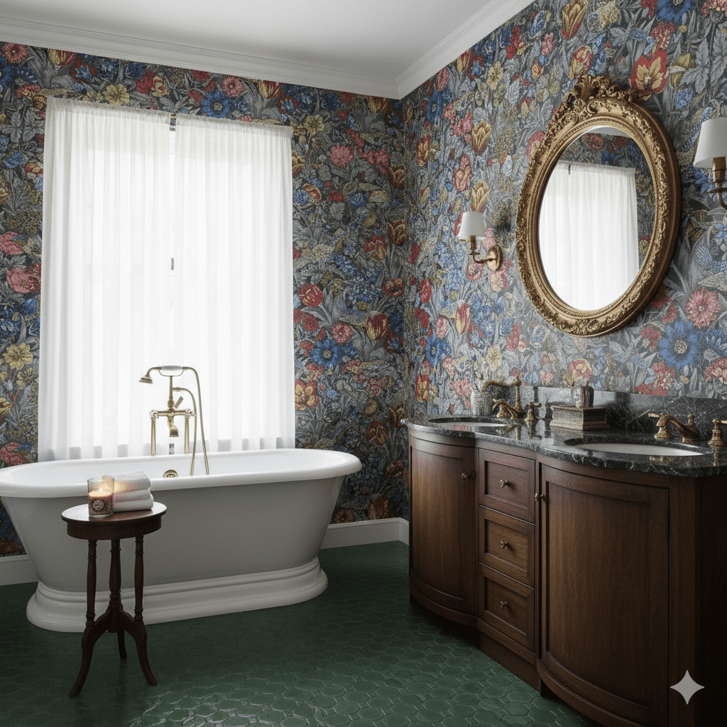 Nightingale Garden Wallpaper MF13089 - Mayflower Wallpaper