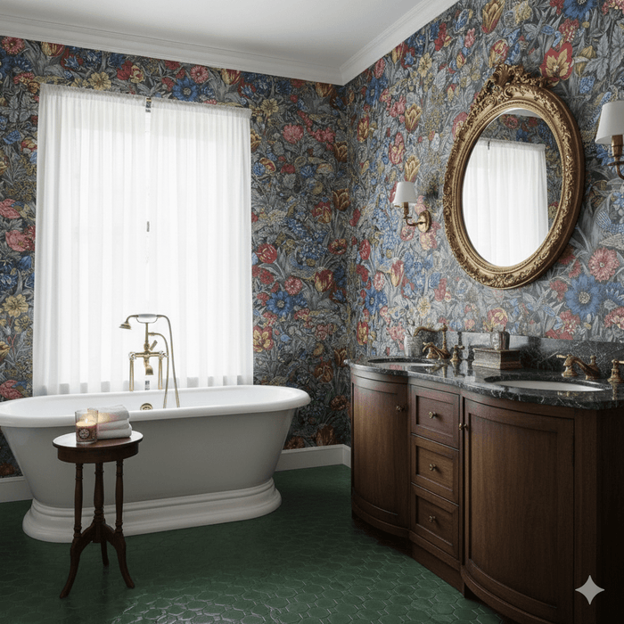 Nightingale Garden Wallpaper MF13089 - Mayflower Wallpaper