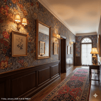 Nightingale Garden Wallpaper MF13089 - Mayflower Wallpaper