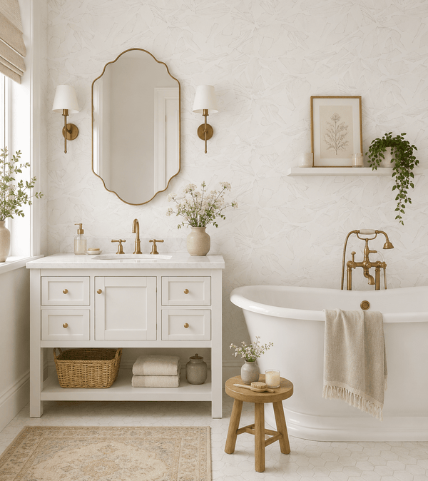 Pearl Minimalist Wallpaper Glass FJ30010 - Mayflower Wallpaper