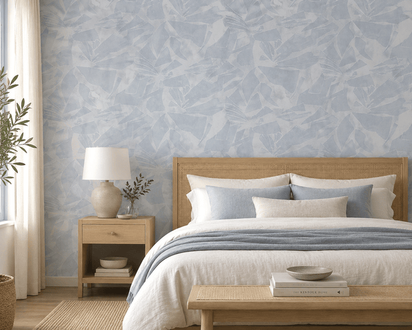 Periwinkle Minimalist Wallpaper Glass FJ30002 - Mayflower Wallpaper