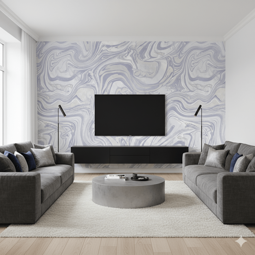 Petra Blueberry FJ40802 - Mayflower Wallpaper