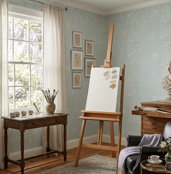 Petra Turquoise FJ40804 - Mayflower Wallpaper