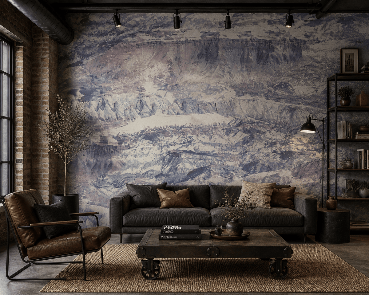 Sienna Painterly Wallpaper Canyon FJ080209 - Mayflower Wallpaper