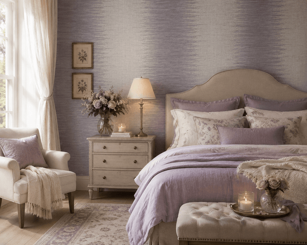 Silver Minimalist Wallpaper Romeo MF81809 - Mayflower Wallpaper