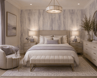 Silvery Gray Warm Minimalist Wallpaper Sierra Nevada MF51408 - Mayflower Wallpaper