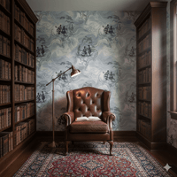 Smoke Date Blueberry FJ41304 - Mayflower Wallpaper