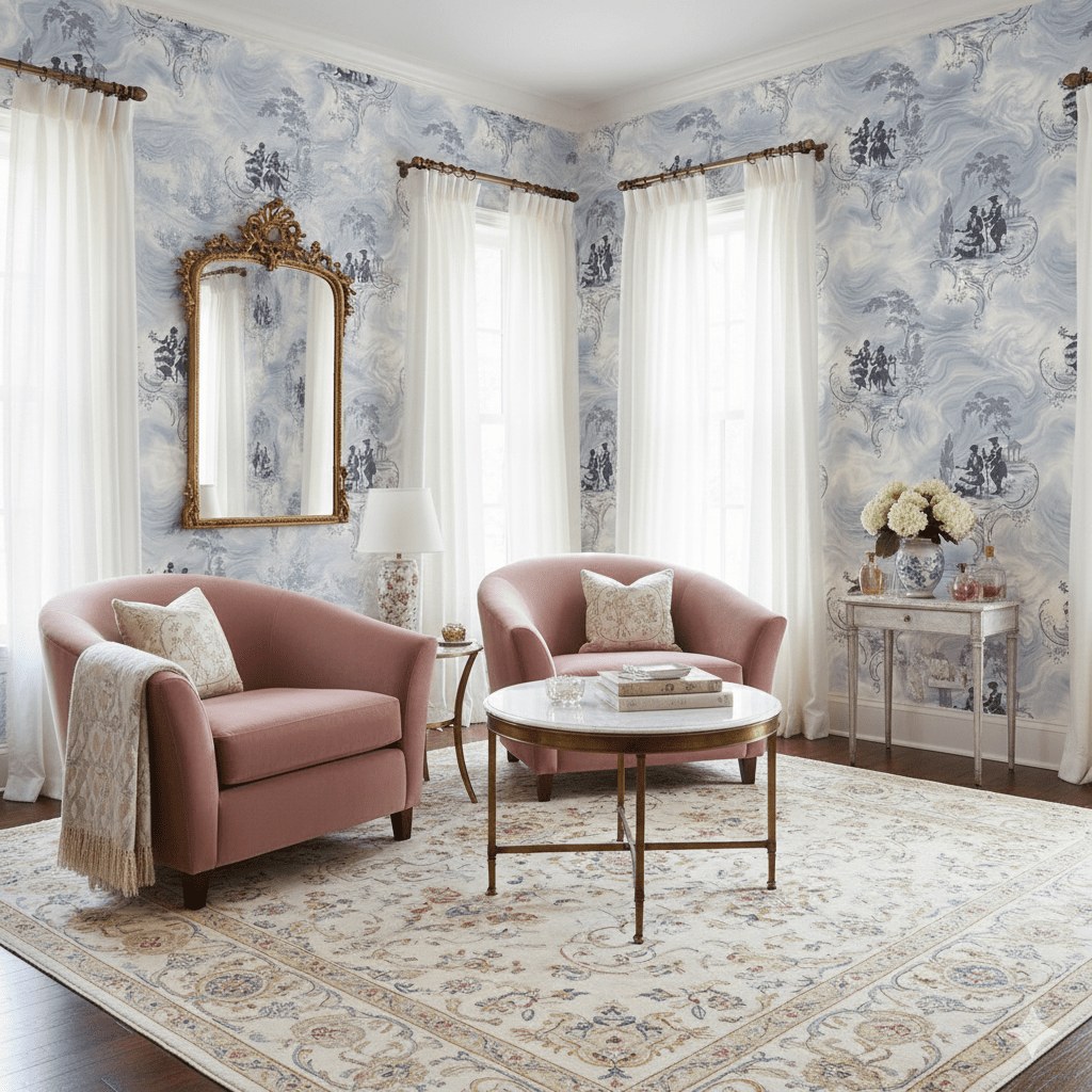 Smoke Date Blueberry FJ41304 - Mayflower Wallpaper