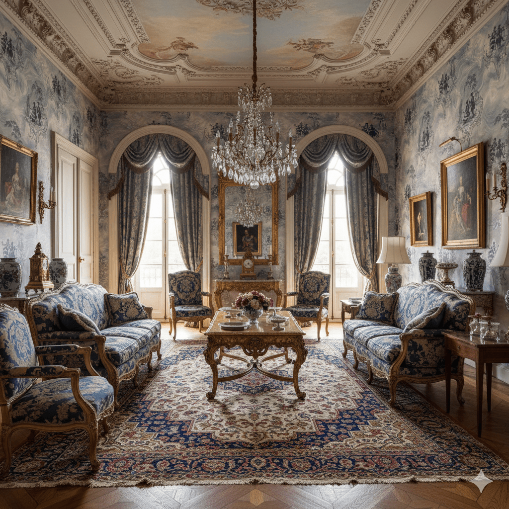 Smoke Date Blueberry FJ41304 - Mayflower Wallpaper