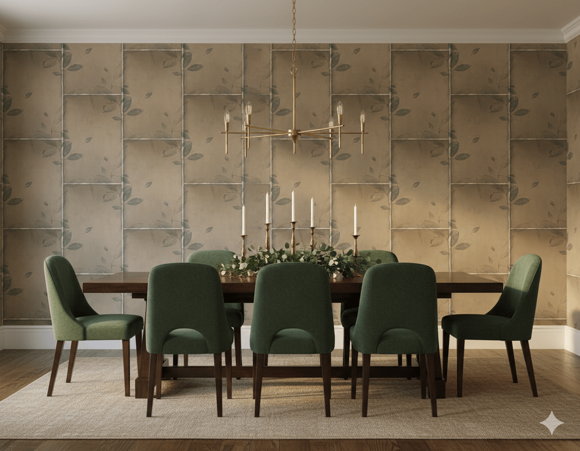 Steel Leaves FJ070211 - Mayflower Wallpaper