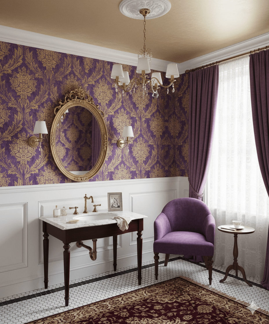 Tapies Damask MF41905 - Mayflower Wallpaper