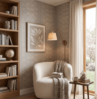 Taupe Abstract Wallpaper Provender MF70708 - Mayflower Wallpaper