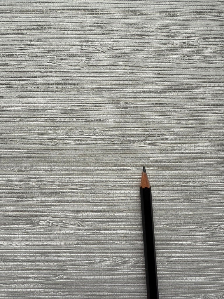 TS80707 Vinyl Grasscloth Coastal Chenille Beige Matte - Mayflower Wallpaper