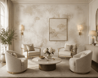 Vanilla Painterly Wallpaper Space Oddity FJ050103 - Mayflower Wallpaper