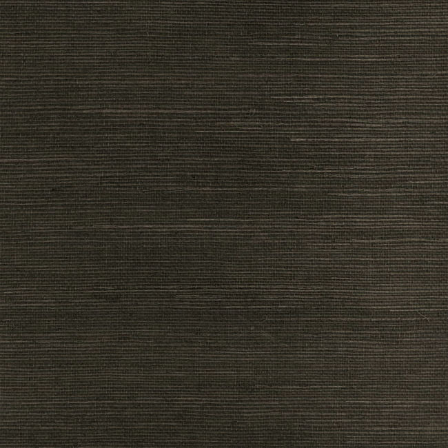 Warm Black Natural Sisal Grasscloth SY21896 - Mayflower Wallpaper