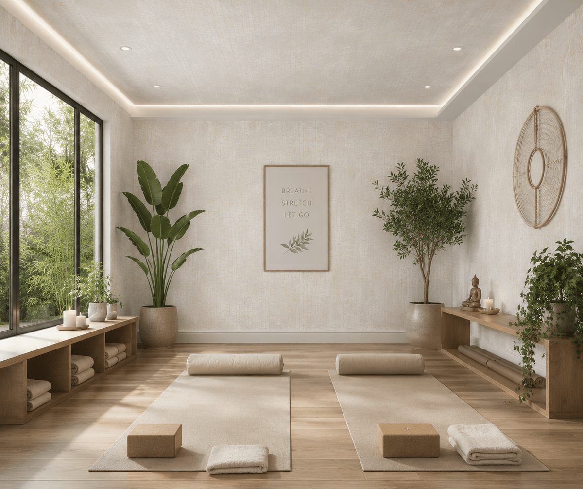 White Plaster Effect Wallpaper Travertine FJ100201 - Mayflower Wallpaper