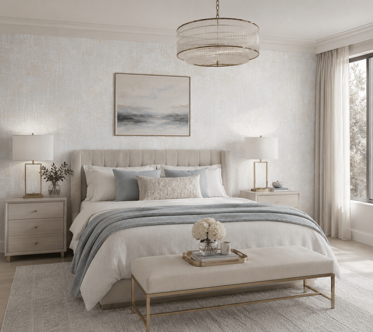 White Plaster Effect Wallpaper Travertine FJ100201 - Mayflower Wallpaper
