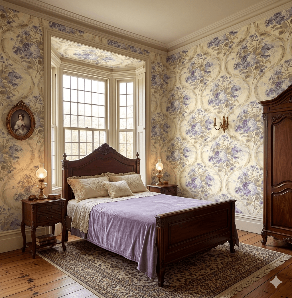 Yasmine Gorgeous Floral Wallpaper MF50906 - Mayflower Wallpaper