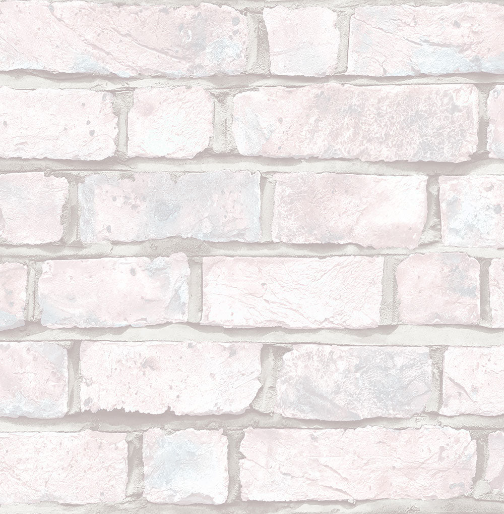 Oxford White Brick Texture Wallcovering  Astek