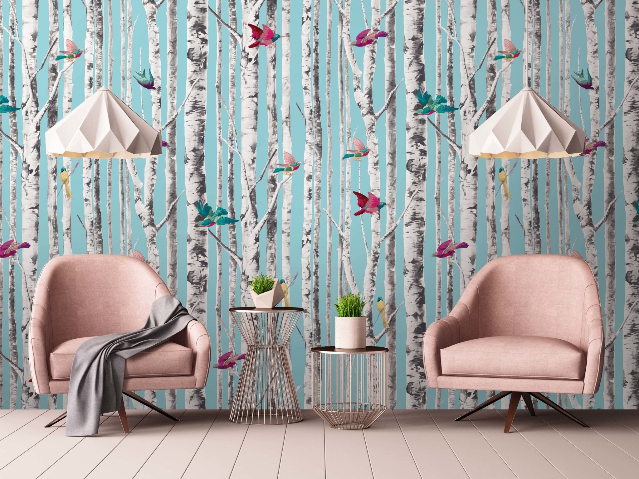 Pastel Birds Wallpaper for Walls  Birds and Beetles