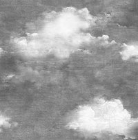 Black and White Clouds Wallpaper Peel and Stick MD30911 - Mayflower Wallpaper