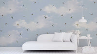 Hummingbird Peel and Stick Wallpaper MD10019 - Mayflower Wallpaper