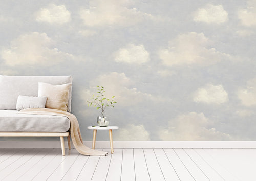 MFW30901 White Cloud Peel and Stick Wallpaper - Mayflower Wallpaper