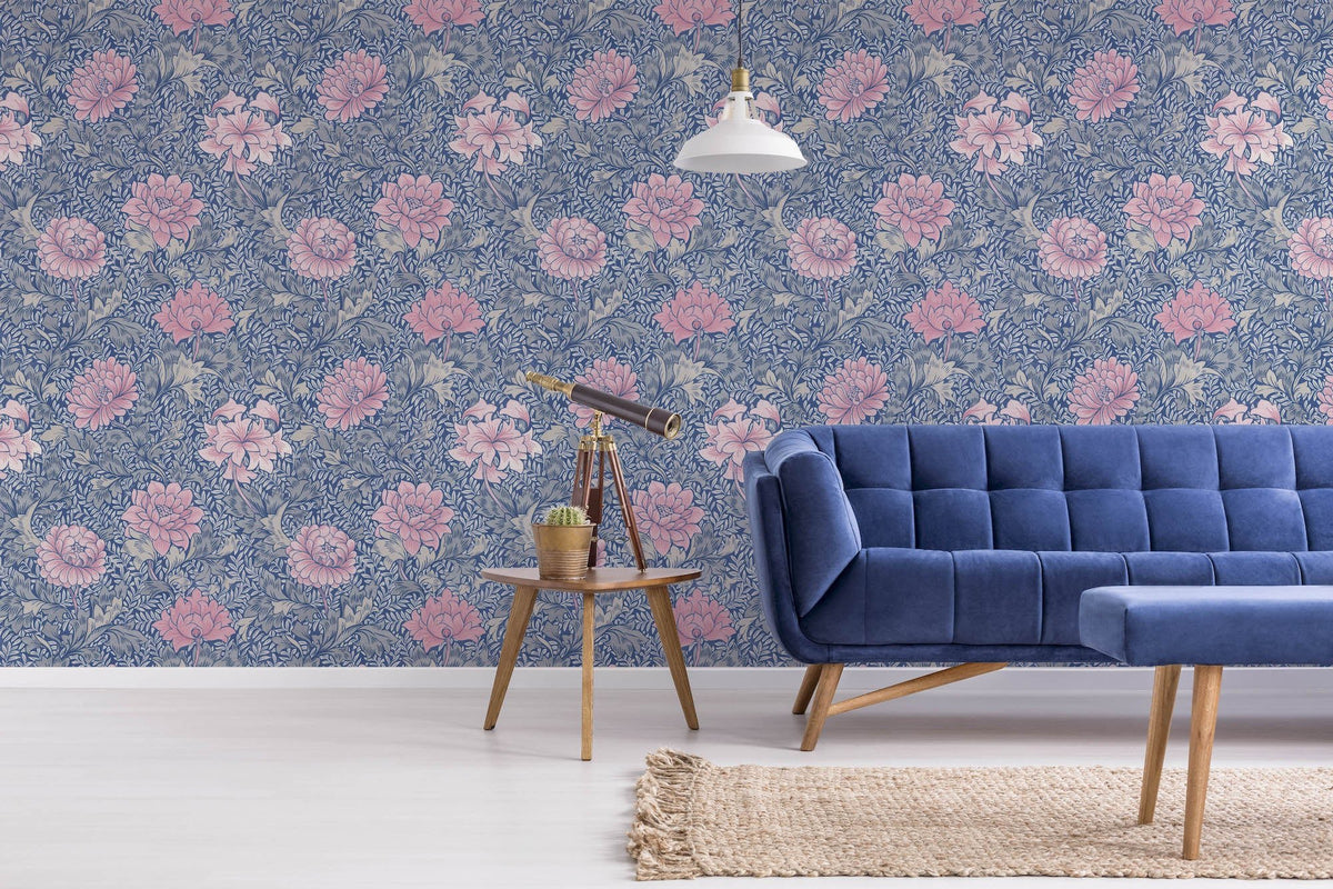Morrissey Pink Flower Peel and Stick Wallpaper MD41202
