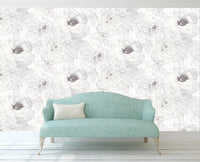Paper Rose Peel and Stick Wallpaper MD41608 - Mayflower Wallpaper
