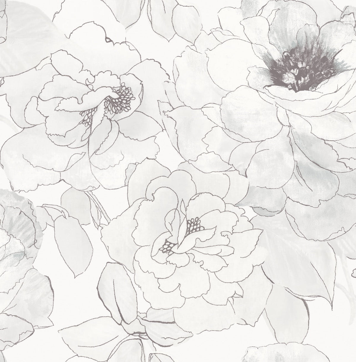 Paper Rose Peel and Stick Wallpaper MD41608 - Mayflower Wallpaper