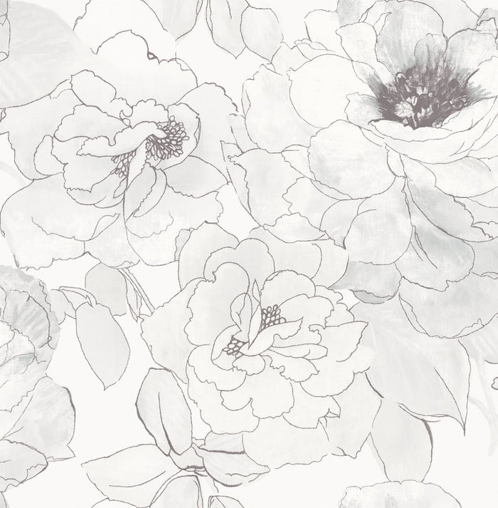 Paper Rose Peel and Stick Wallpaper MD41608 - Mayflower Wallpaper