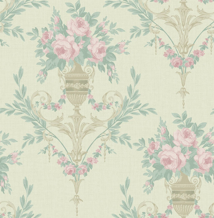 Rose Urn MF21002 - Mayflower Wallpaper