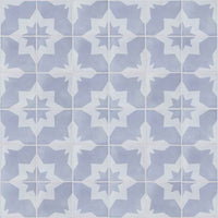 Star Tile Peel and Stick Wallpaper Gray and White MD00087 - Mayflower Wallpaper