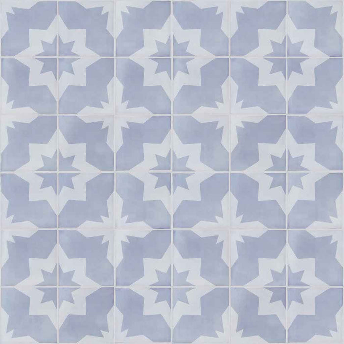 Star Tile Peel and Stick Wallpaper Gray and White MD00087 - Mayflower Wallpaper