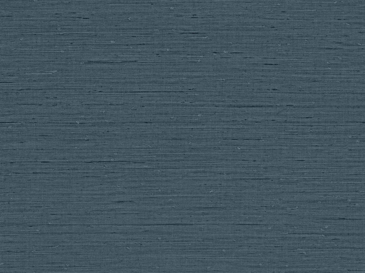 deep blue grasscloth vinyl wallpaper