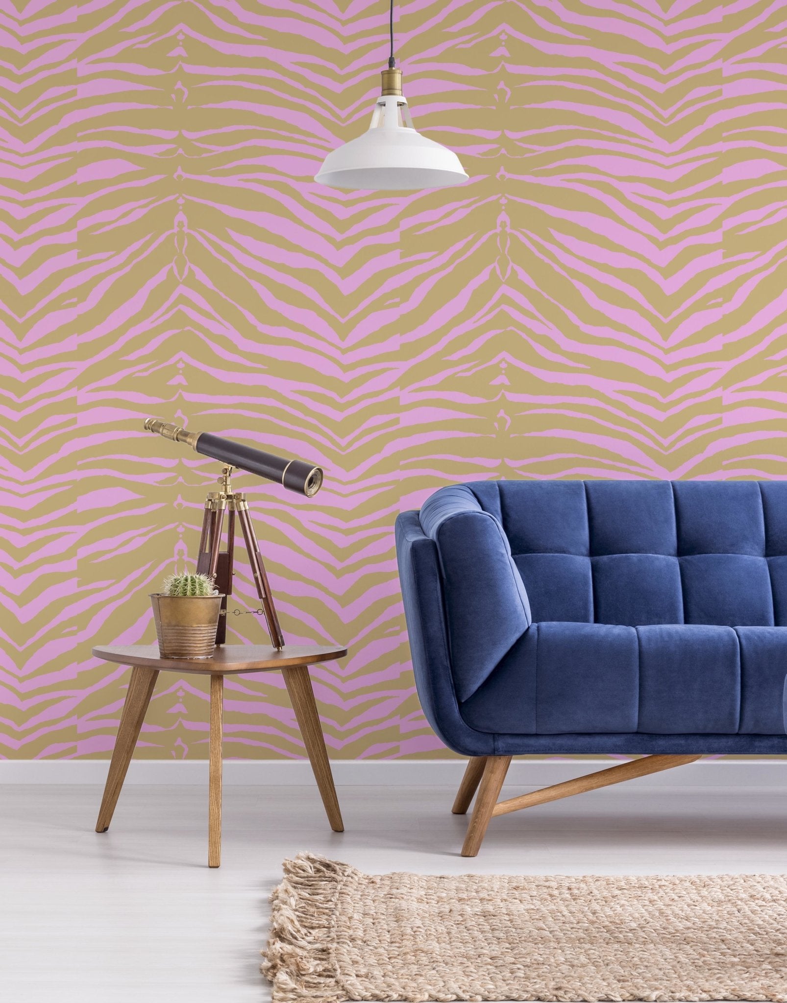 Pink Zebra Print Wall Paper – Mayflower Wallpaper