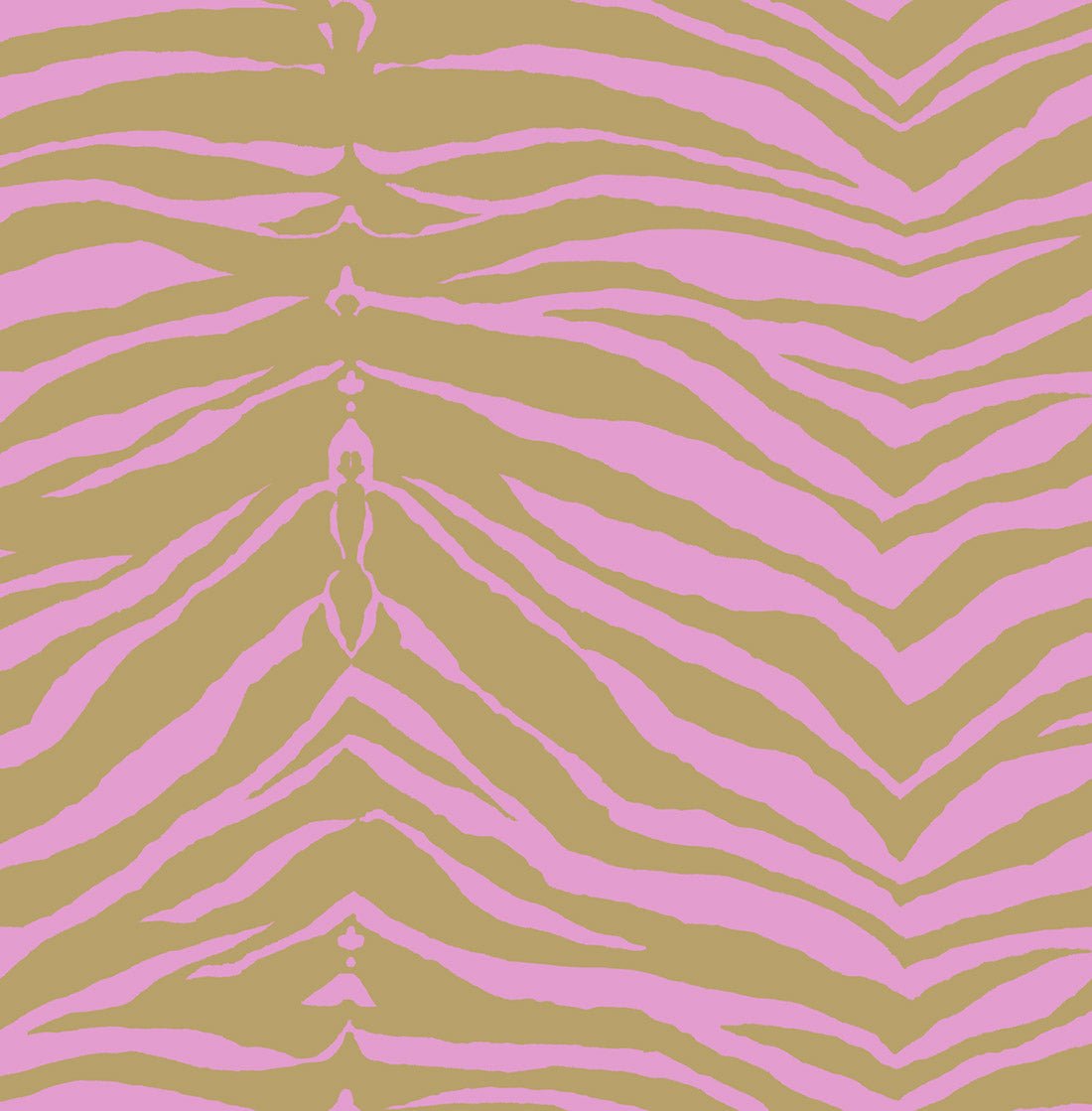 Pink Zebra Pattern Wallpaper